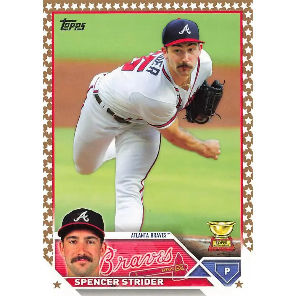 2023 Topps Gold Star Gold Star Spencer Strider #602 Atlanta Braves